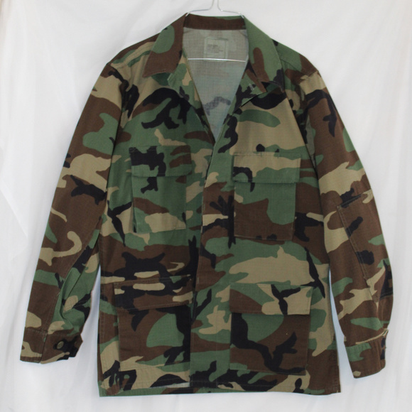 Other - Cotton Ripstop Woodland Camo BDU Shirt